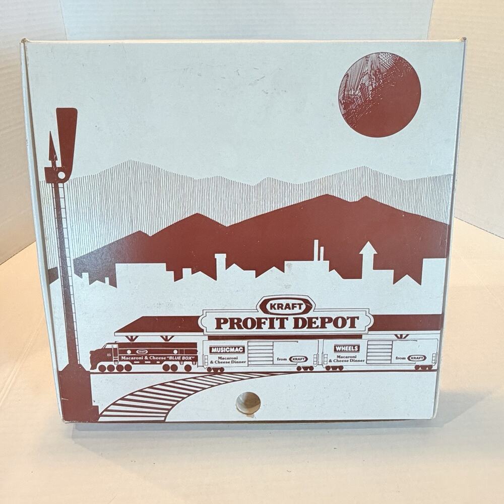 RARE Vintage Kraft Macaroni & Cheese Dinner Train Set Profit Depot HO Scale - Picture 2 of 5